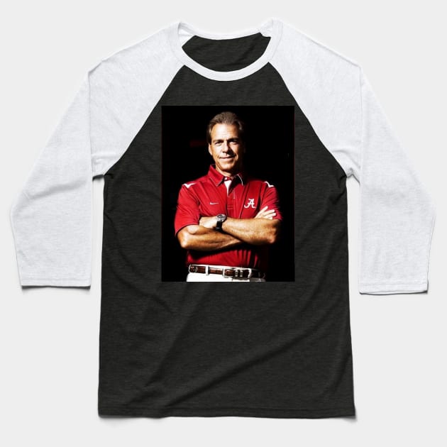 Nick Saban / 1951 Baseball T-Shirt by DirtyChais